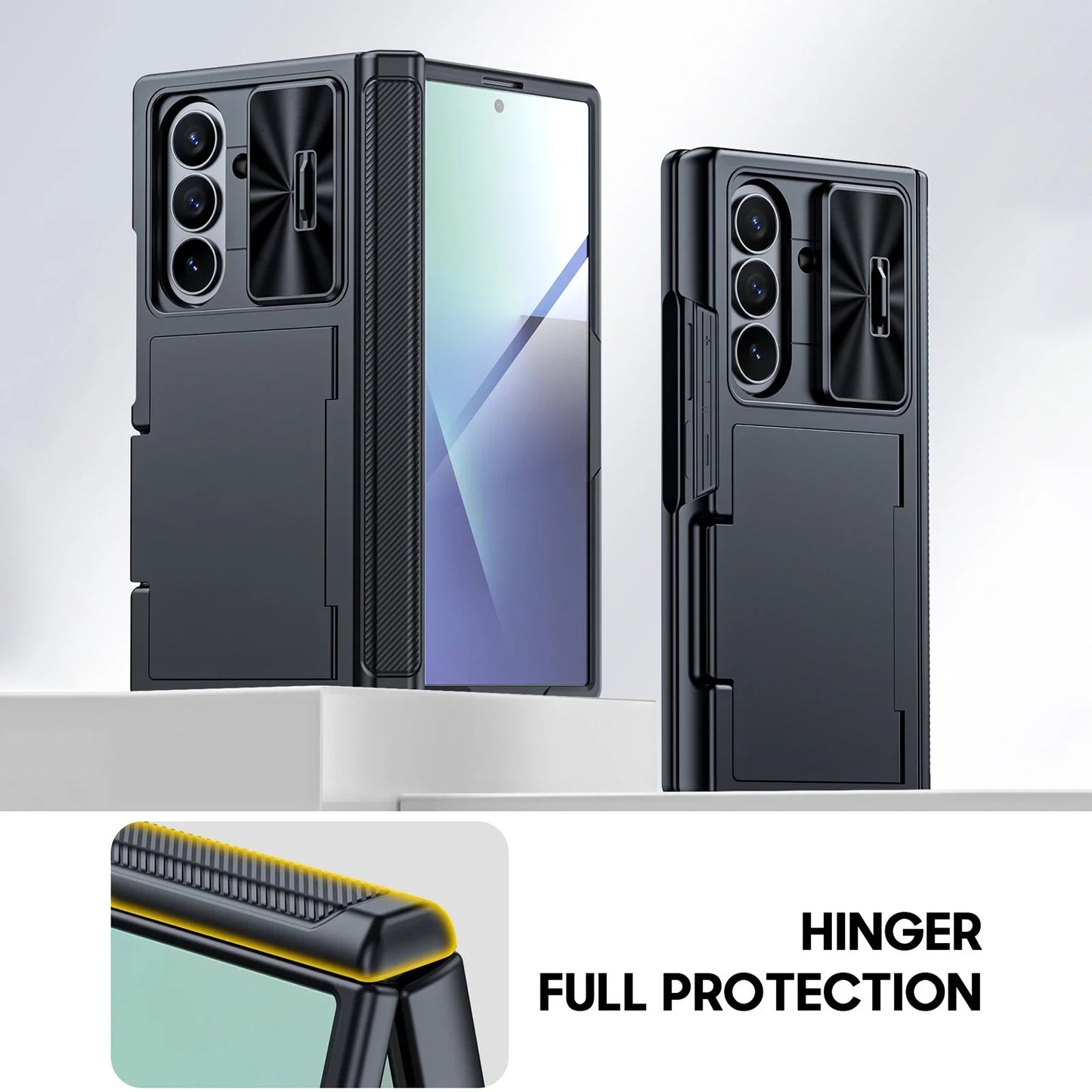 VaultCase® – Galaxy Z Fold 7 / 6 RFID Wallet Protection Case