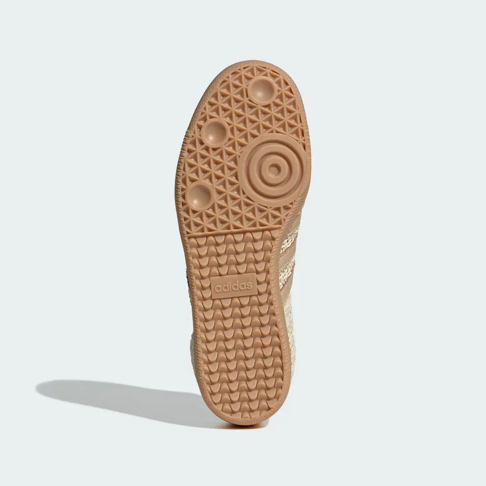 Sandweave Studio Raffia-Luxe Retro Trainer – Natural Woven Gum Sole Sneaker