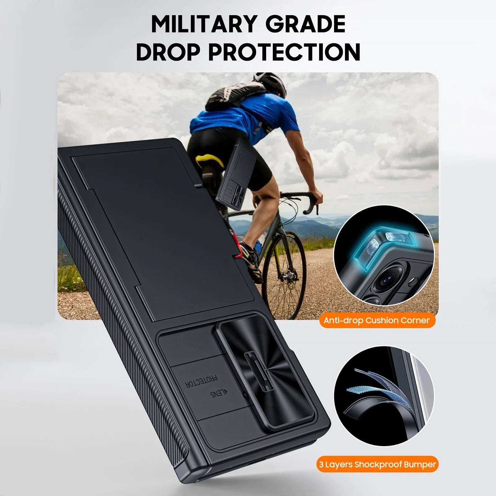 VaultCase® – Galaxy Z Fold 7 / 6 RFID Wallet Protection Case